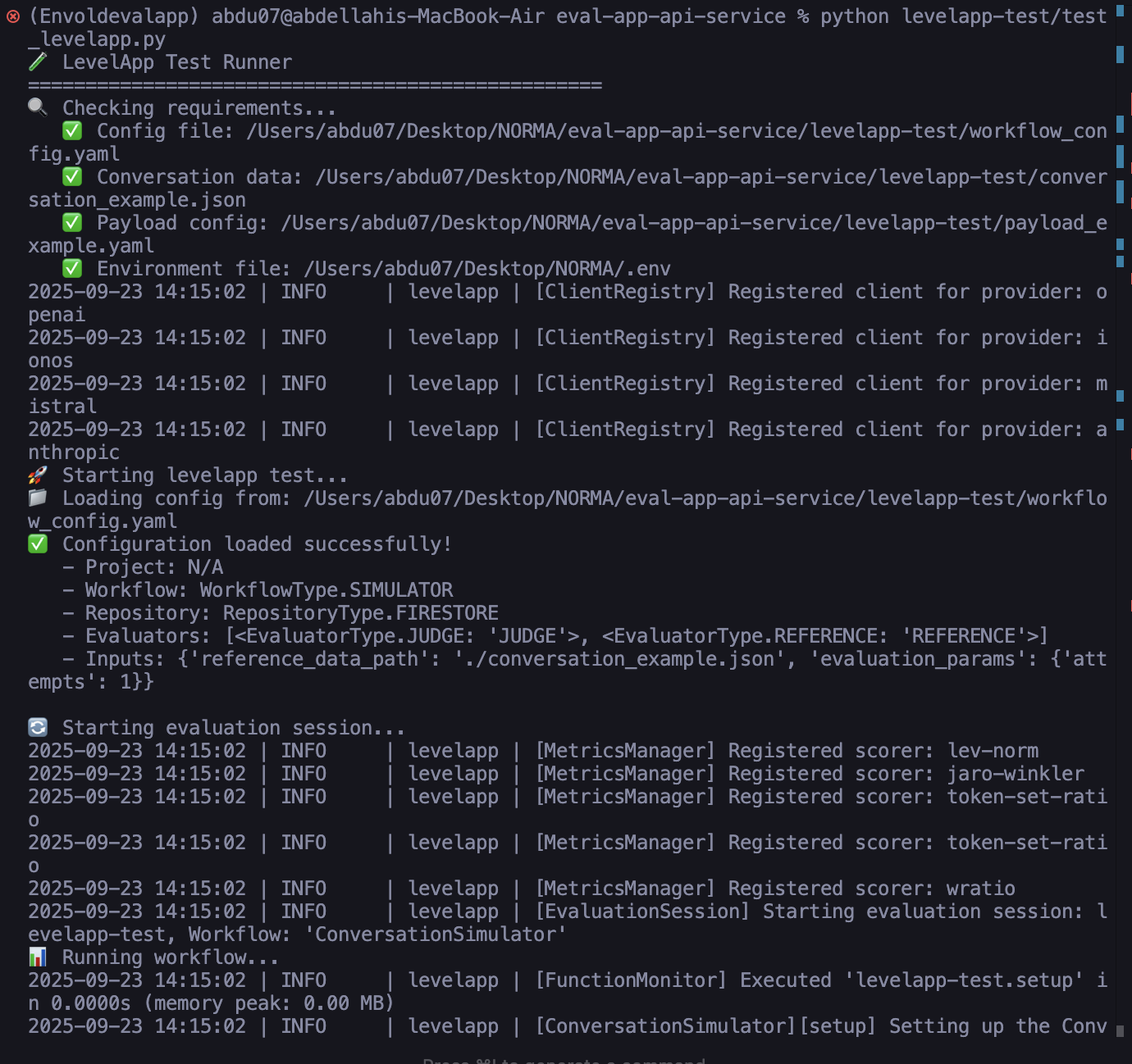 Norma Evaluation Results